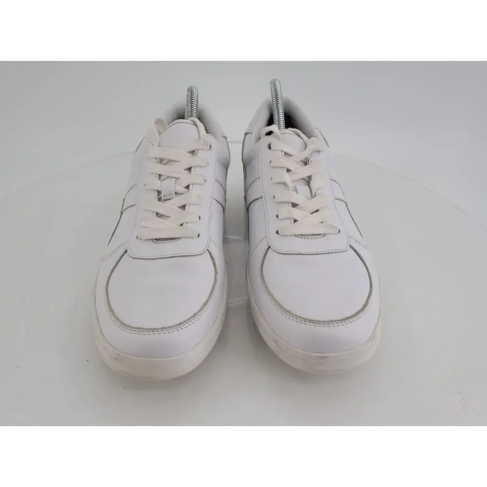Tory Burch Hank Court Sneakers Womens 11M White Leather Lace Up Shoes